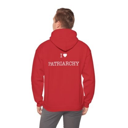 The Patriarch Co.™ Hoodie – “I ❤️ Patriarchy” Edition - Image 15