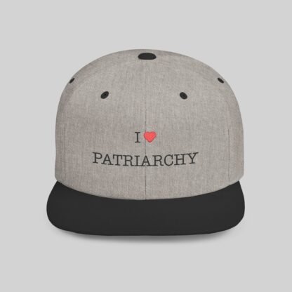 I ❤️ Patriarchy Snapback Hat - Image 7