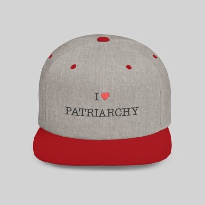 I ❤️ Patriarchy Snapback Hat - Image 4