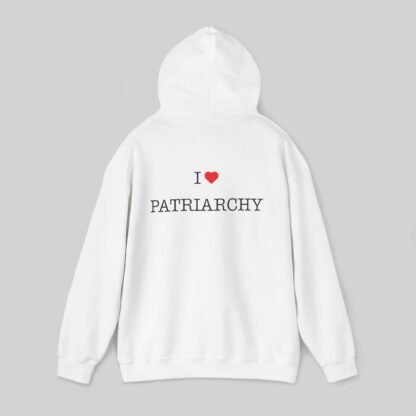 The Patriarch Co.™ Hoodie – “I ❤️ Patriarchy” Edition - Image 2