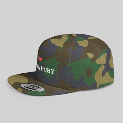 I ❤️ Patriarchy Snapback Hat dark - Image 6