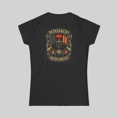 The Patriarch Co.™ Women’s Biker Emblem Tee – Ride & Resist - Image 2