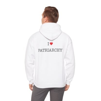 The Patriarch Co.™ Hoodie – “I ❤️ Patriarchy” Edition - Image 5