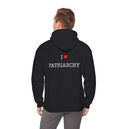 The Patriarch Co.™ Hoodie – “I ❤️ Patriarchy” Edition - Image 10