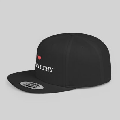 I ❤️ Patriarchy Snapback Hat dark - Image 9