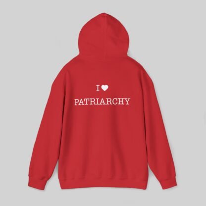 The Patriarch Co.™ Hoodie – “I ❤️ Patriarchy” Edition - Image 12