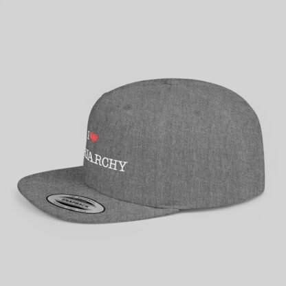 I ❤️ Patriarchy Snapback Hat dark - Image 3